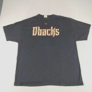 Arizona Diamondbacks Shirt Mens 2XL MLB Baseball Upton 10 Majestic 2000s‎ Tee